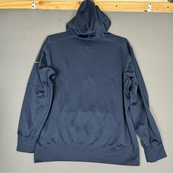 Nike Seattle Seahawks Therma-Fit Pullover Hoodie, Men’s Size Large, Navy Blue - Picture 3 of 6